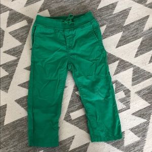 Green pants- worn once!